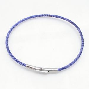 Stainless Steel Wire Bangle - KB218105-CQ