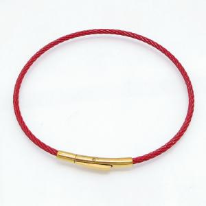 Stainless Steel Wire Bangle - KB218107-CQ