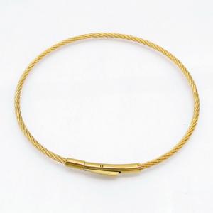 Stainless Steel Wire Bangle - KB218112-CQ