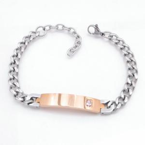 Stainless Steel Rose Gold-plating Bracelet - KB218134-CQ