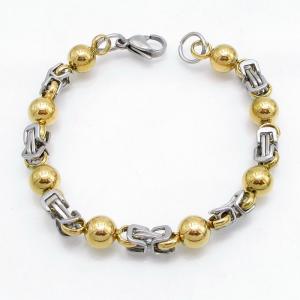 Stainless Steel Gold-plating Bracelet - KB218135-CQ