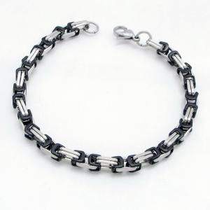 Stainless Steel Black-plating Bracelet - KB218145-CQ