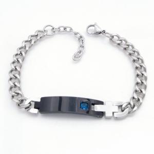 Stainless Steel Black-plating Bracelet - KB218156-CQ