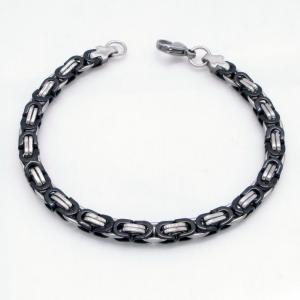 Stainless Steel Black-plating Bracelet - KB218163-CQ