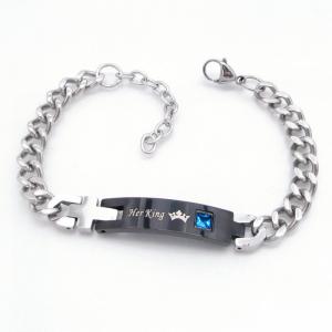 Stainless Steel Black-plating Bracelet - KB218165-CQ