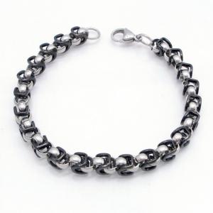 Stainless Steel Black-plating Bracelet - KB218171-CQ