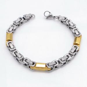 Stainless Steel Gold-plating Bracelet - KB218173-CQ