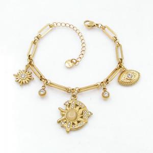 Stainless Steel Gold-plating Bracelet - KB218586-HM