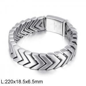 Stainless Steel Bracelet - KB23391-D