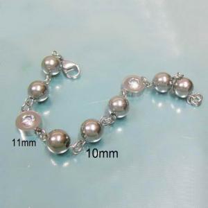 Stainless steel bead bracelet - KB24912-Z