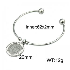Stainless Steel Bangle - KB43649-Z