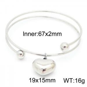 Stainless Steel Bangle - KB55851-Z