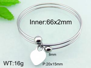 Stainless Steel Bangle - KB55852-Z
