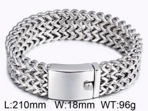 Kalen New Stainless Steel Link Chain Bracelets High Polished Dubai Gold Mesh Bracelets Men Cool Jewelry Accessories Gifts - KB56407-D