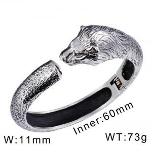 Stainless Steel Bangle  - KB58436-BD