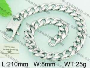 Stainless Steel Bracelet(Men) - KB61134-Z
