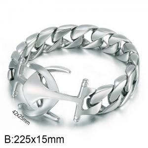 Stainless Steel Bracelet(Men) - KB61646-BD