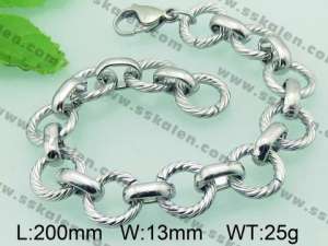 Stainless Steel Bracelet(Men) - KB62747-Z