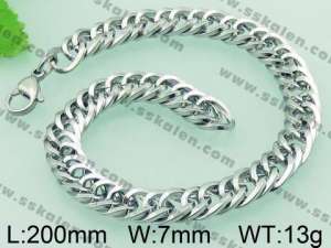 Stainless Steel Bracelet(Men) - KB62752-Z