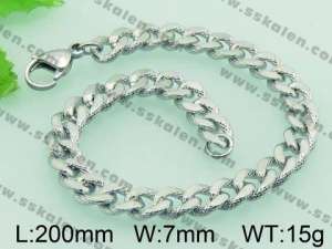 Stainless Steel Bracelet(Men) - KB62754-Z