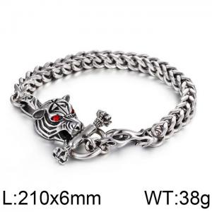 Stainless Steel Bracelet(Men) - KB62911-BD