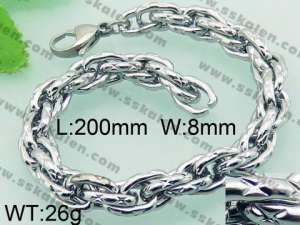Stainless Steel Bracelet(Men) - KB63142-Z