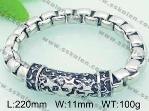 Stainless Steel Bracelet(Men) - KB63460-BD