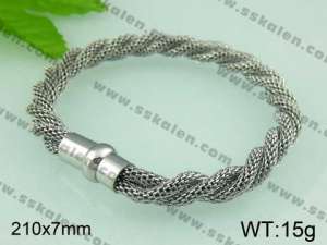 Stainless Steel Mesh Bracelet - KB64801-K