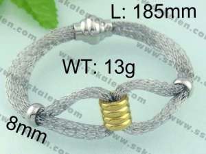Stainless Steel Mesh Bracelet - KB64821-K
