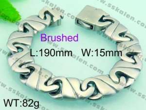 Stainless Steel Bracelet(Men) - KB65026-BDC