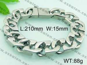 Stainless Steel Bracelet(Men) - KB65029-BDC