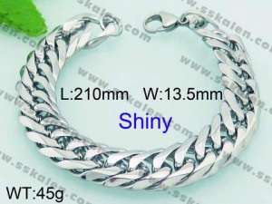 Stainless Steel Bracelet(Men) - KB65358-Z