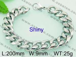 Stainless Steel Bracelet(Men) - KB65361-Z