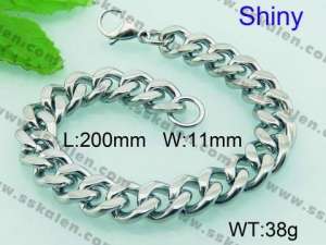 Stainless Steel Bracelet(Men) - KB65363-Z