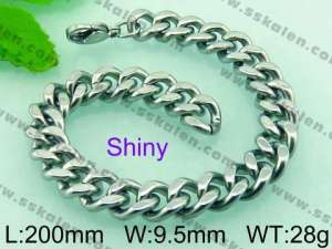 Stainless Steel Bracelet(Men) - KB65364-Z
