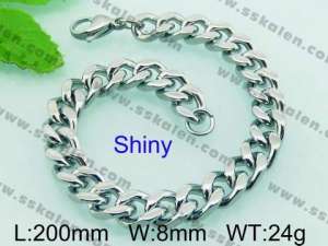 Stainless Steel Bracelet(Men) - KB65366-Z