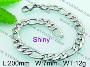 Stainless Steel Bracelet(Men) - KB65370-Z
