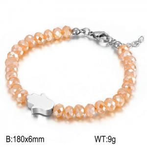 Stainless Steel Plastic Bracelet - KB66747-K