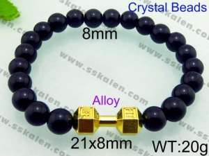 Stainless Steel Crystal Bracelet - KB66879-XS