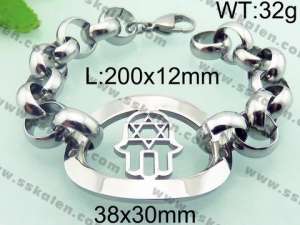 Stainless Steel Bracelet(Men) - KB67553-Z