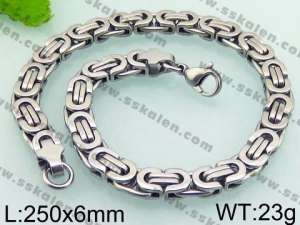 Stainless Steel Bracelet(Men) - KB68736-H