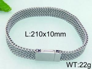 Stainless Steel Bracelet(Men) - KB69698-BD