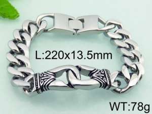 Stainless Steel Bracelet(Men) - KB70705-BD
