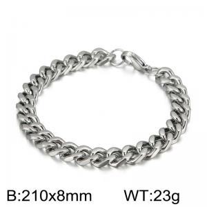 Stainless Steel Bracelet(Men) - KB74436-Z