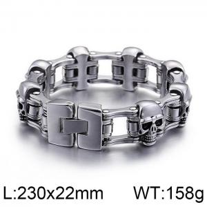 Stainless Steel Bracelet(Men) - KB76473-BD