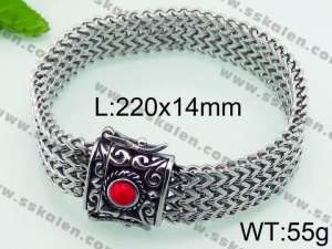 Stainless Steel Bracelet(Men) - KB77407-BD