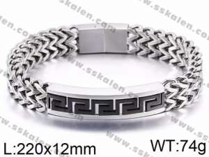 Stainless Steel Bracelet(Men) - KB80109-BD