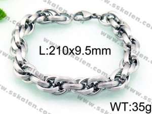 Stainless Steel Bracelet(Men) - KB80792-Z