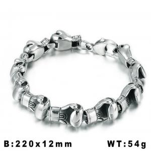 Stainless Steel Bracelet(Men) - KB81409-BD