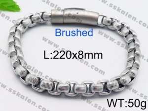 Stainless Steel Bracelet(Men) - KB82303-BD
